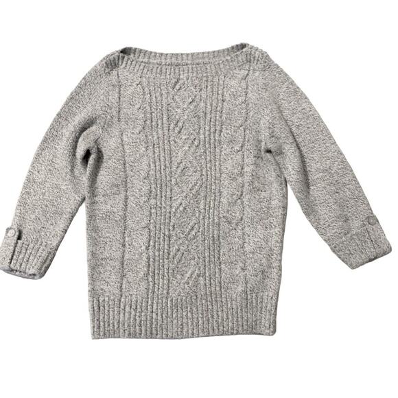 Rebecca Malone Lavender Fleck Cable Knit Sweater Small Acrylic Blend CozyCore - Picture 1 of 10